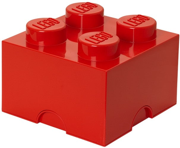 Opbergbox LEGO - brick 4 rood - LEGO License
