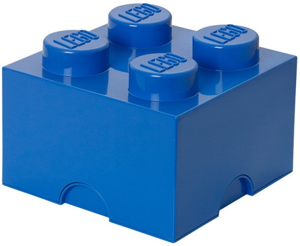 Opbergbox LEGO - brick 4 blauw - LEGO License