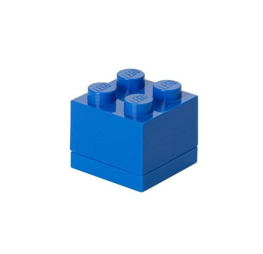 mini-opbergsteen 4 noppen 4,6 x 4,3 cm polypropeen blauw