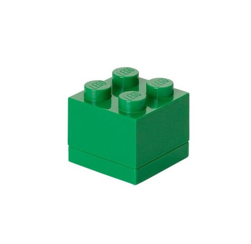 mini-opbergsteen 4 noppen 4,6 x 4,3 cm polypropeen groen