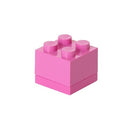 Opbergbox LEGO MINI - brick 4 roze - LEGO License