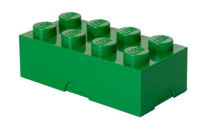 broodtrommel Brick 8 junior 20 x 10 cm groen