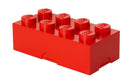 Lunchbox LEGO - brick 8 rood LEGO License