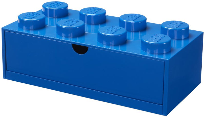 Opberglade buro LEGO - brick 8 blauw - Opbergbox LEGO License