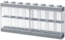 vitrine Minifigure 38 x 18,5 cm polycarbonaat grijs
