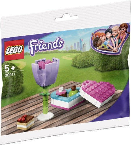 Bonbondoosje en bloem LEGO - 30411 - Bouwstenen LEGO Hard to Find