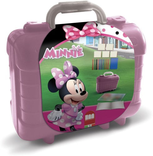 Schrijfset koffer Minnie Mouse - 81-delig - Schrijfwarenset Disney Minnie Mouse