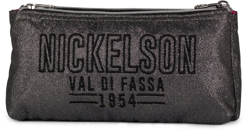 Etui Nickelson Girls silver - 10x21x6 cm Stationery Team Nickelson