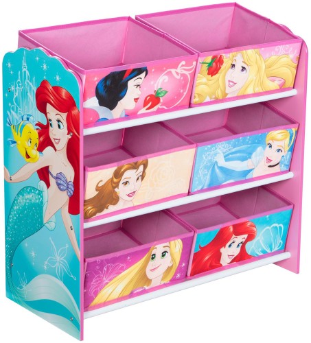 Opbergkast met 6 vakken Princess 30x64x60 cm Opbergbox Disney Princess