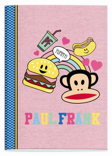 Schrift Paul Frank Girls burger A4 geruit - Schoolschrift Paul Frank