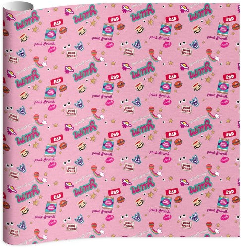 Kaftpapier Paul Frank Girls 2x vel 100x70 cm Kaftpapier Stationery Team Paul Frank