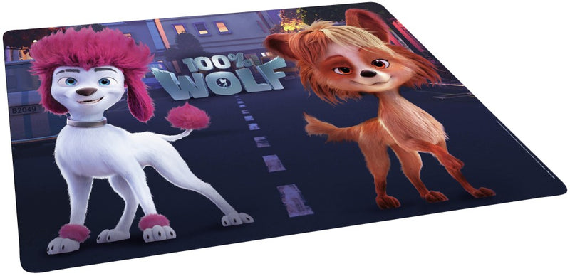 placemat 100% Wolf 41,5 cm paars