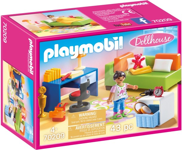Playmobil Dollhouse Kinderkamer met bedbank