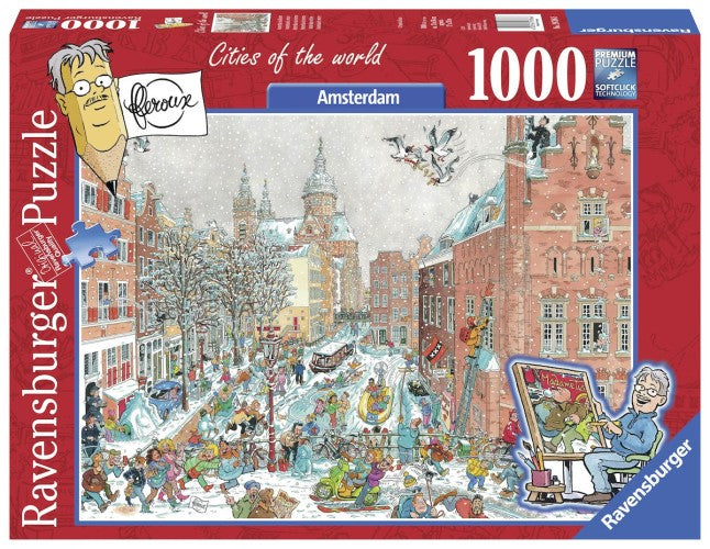 Fleroux Amsterdam in de Winter, 1000st.