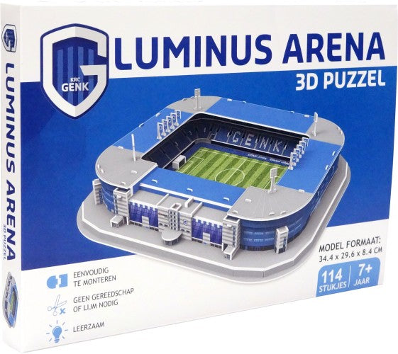 3D-puzzel Luminus Arena karton blauw 114 stukjes