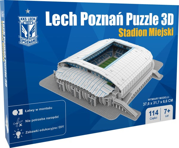 3D-puzzel Lech Pozna? 37,6 cm foam wit 115-delig