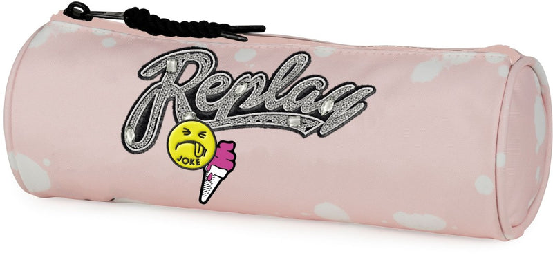 Etui Replay Girls pink - 8x23x8 cm Stationery Team Replay