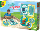 SES Outdoor Zandbak Speelmat Water en Wegen + 3 Voertuigen