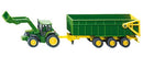 Siku 1843 Tractor John Deere met Aanhanger