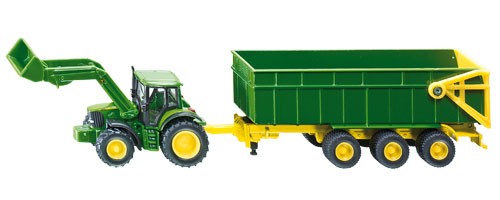 Siku 1843 John Deere Met Aanhangwagen 1:87