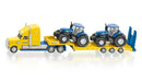 Siku 1805 Vrachtwagen + 2 New Holland Tractoren