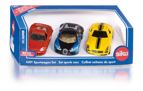 Siku 6301 Set Sportwagens