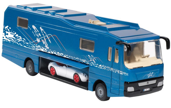 Volkner camper met Wiesmann Roadster MF5 sportwagen (1943)