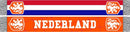 Sjaal holland rood/wit/blauw KNVB - Landen Holland