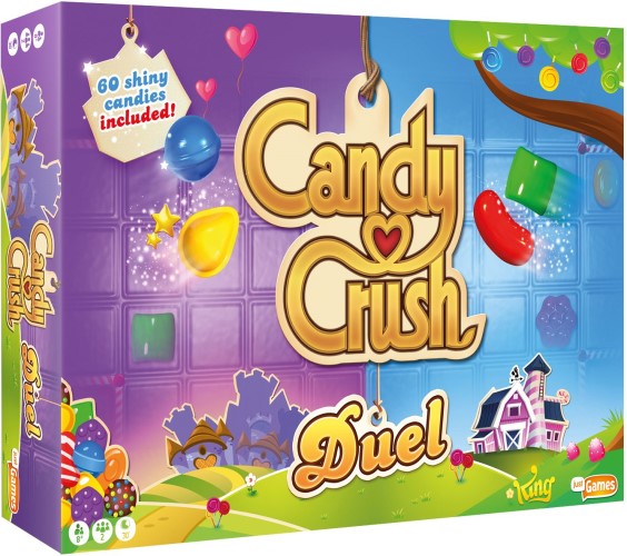gezelschapsspel Candy Crush Duel junior paars/blauw