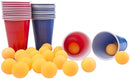 beer pong kunststof bekers en ballen 48-delig
