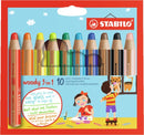 Stabilo Woody 880 etui a 10 stuks