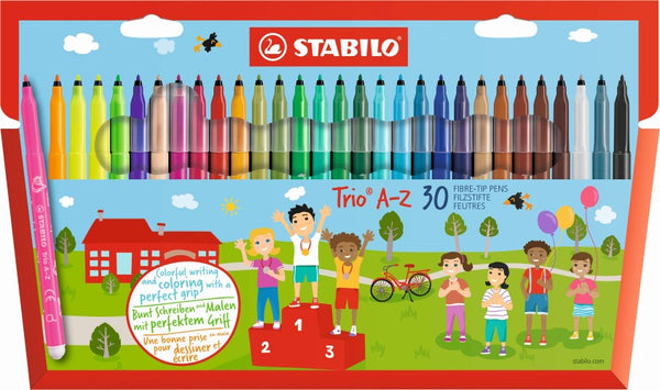 STABILO Trio A-Z - Viltstift - Set Met 30 Stuks