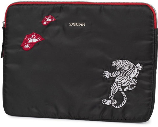 Tablet sleeve Supertrash black - 25x33x2cm - Hoesje Tablet Stationery Team Supertrash