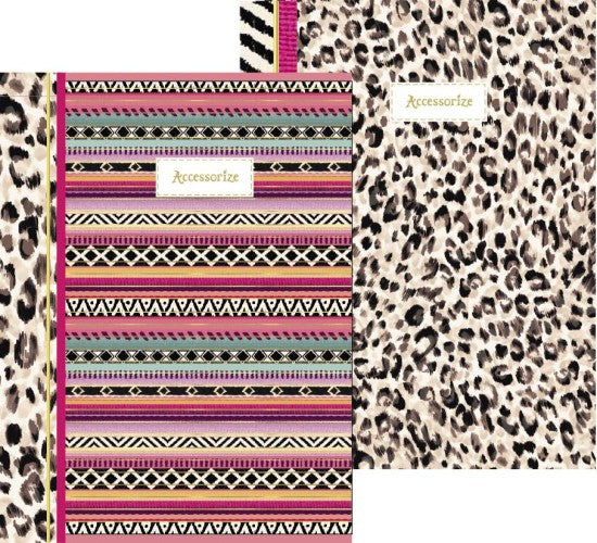 Schrift Accessorize Fashion 3-pack A5 gelijnd - Schoolschrift Stationery Team Accessorize