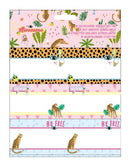 Etiketten Awesome Girls - 18 stuks - Kaftpapier Stationery Team Awesome