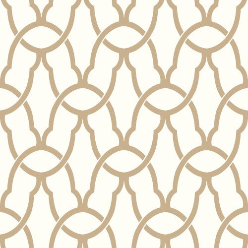 Stickerbehang PS Decor Trellis goud Stickerbehang P&S Decor
