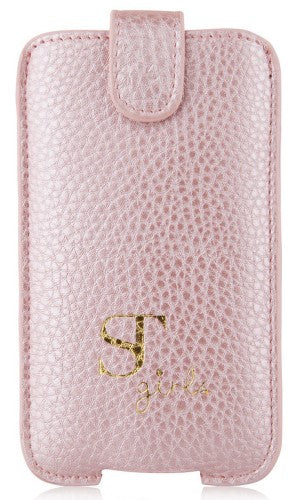 Phone Case SuperTrash Girls light pink - 14x8 cm - Hoesje Mobiele telefoon Stationery Team Supertra