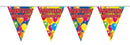 Vlaggenlijn ballonnen - gefeliciteerd - 10 meter - Feestartikelen