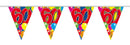 Vlaggenlijn ballonnen - 60 jaar - 10 meter - Feestartikelen