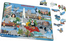 legpuzzel Maxi Amsterdamse trekpleisters 70 stukjes