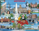 legpuzzel Maxi Amsterdamse trekpleisters 70 stukjes