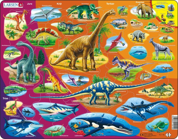 Larsen Legpuzzel Dieren Natuur Historisch, 85st.