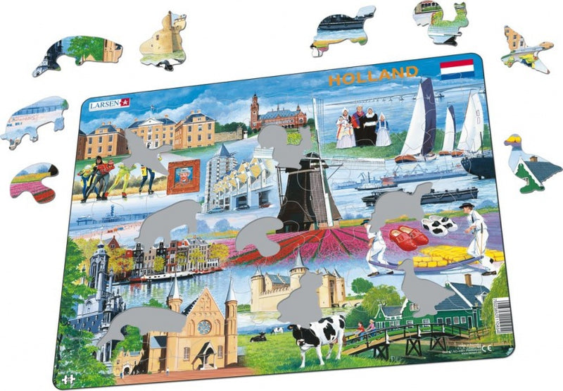 legpuzzel Maxi Hollandse trekpleisters 66 stukjes