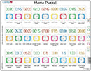 Larsen Memopuzzel Leren Klokkijken Traditionele en digitale klok , 54st.