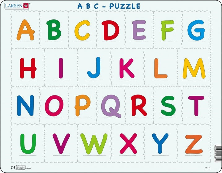 Larsen Legpuzzel Leren Lezen Alfabet, 26st.