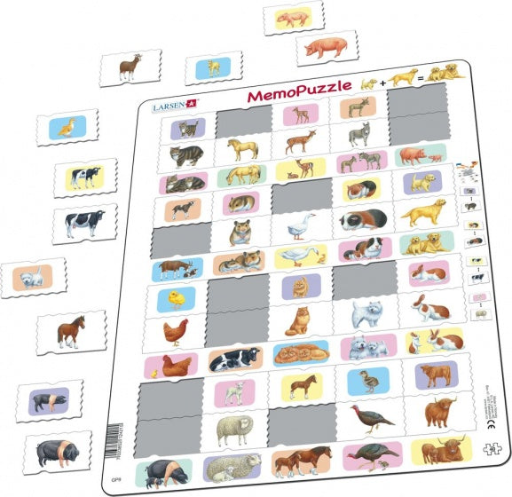 legpuzzel Maxi Ouder- en babydieren junior 40 stukjes