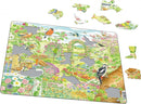 Larsen Legpuzzel Dieren - Tuinvogels en Bloemen, 60st.