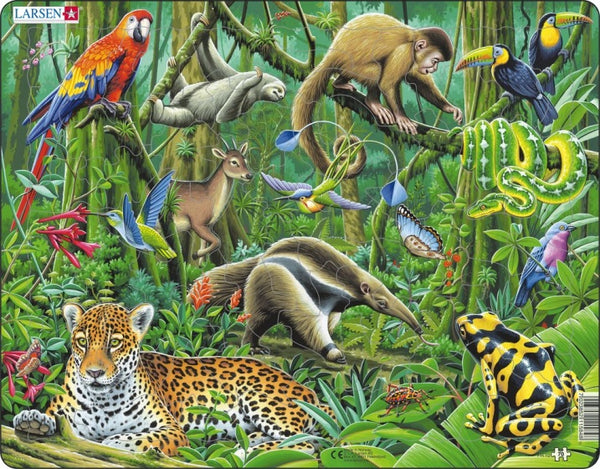 legpuzzel Maxi Zuid-Amerikaans regenwoud 70 stukjes