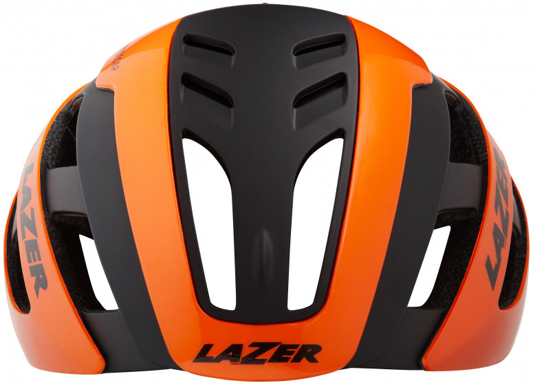 fietshelm Century led unisex oranje/zwart maat 52-56 cm