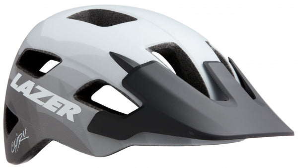fietshelm Chiru unisex wit/zwart maat 55-59 cm